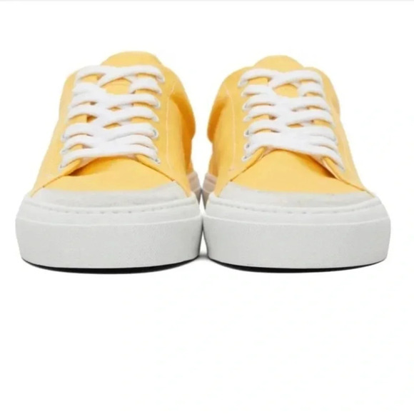 John Elliott Mens Haze Low Canvas In Canary Italian Made EU 41 US 8 - Picture 10 of 14